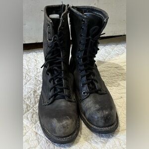 Harley-Davidson Charcoal Leather Men's Boots